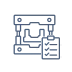 Injection mold project requirements icon